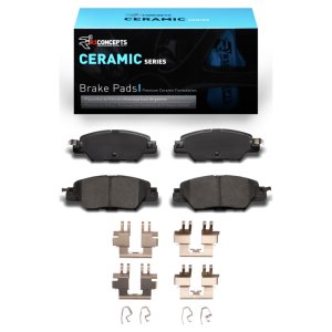 Mazda CX-5 Brake Pads - Rear - R1 Concepts - R1 Ceramic Pads and Hardware Kit - `16-`25 Mazda CX-5 Brake Pads - Rear - R1 Concepts - R1 Ceramic Pads and Hardware Kit - `16-`25